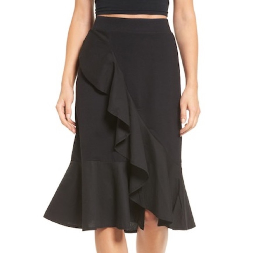 BP. Ruffle Hem Skirt